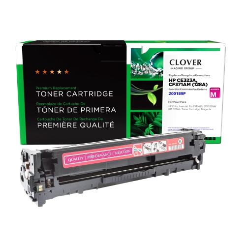 CLOVER IMAGING  Group Remanufactured Magenta Toner Cartridge for HP 128A - (200189P)-Refurbished Excellent