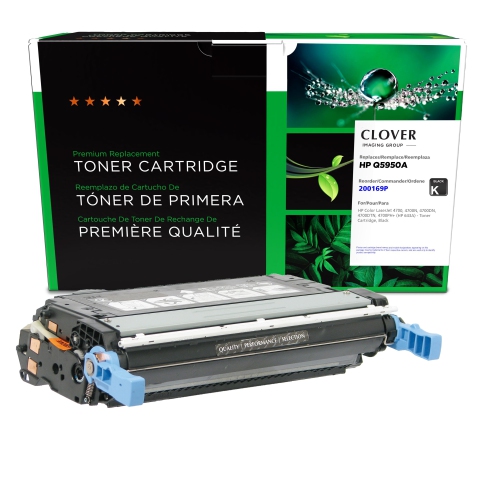 Clover Imaging Group Remanufactured Black Toner Cartridge for HP 643A -