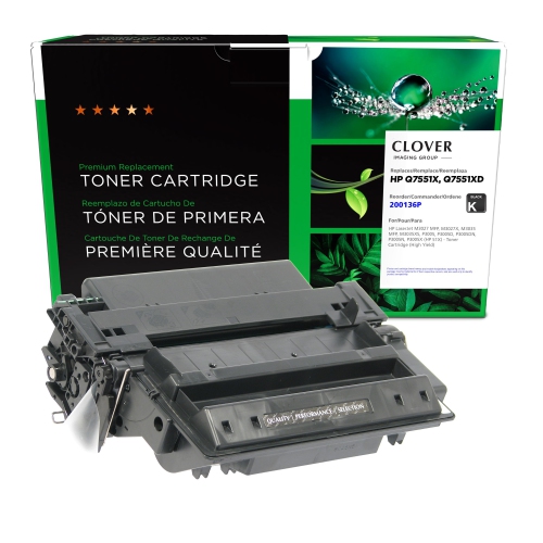 Clover Imaging Group Remanufactured Black Toner Cartridge for HP 51X -