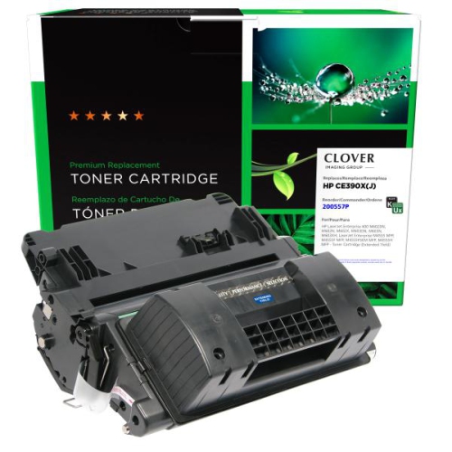 CLOVER IMAGING  Refurbished (Excellent)- Group Remanufactured Toner Cartridge for HP Ce390X - (200557P) In Black