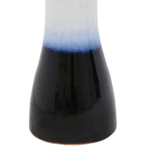 Sunnydaze Subtle Transitions Ceramic Bird Bath - 18.5 in - Twilight