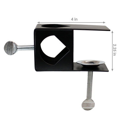 Sunnydaze Outdoor Torch Deck Clamp Holder - Black