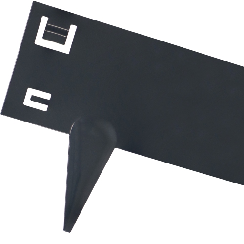 Sunnydaze 5-Piece Steel Garden Border Fence Set - 42 in - Gray