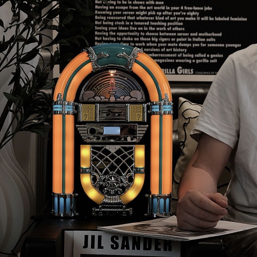 Arkrocket Athena Tabletop Mini Jukebox Bluetooth CD Player