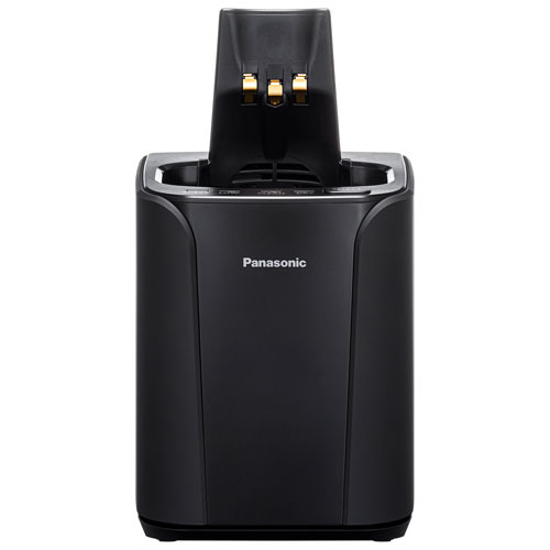 Panasonic 6-Blade Wet/Dry Rechargeable Shaver with Cleaning/Charging Station (ESLS9A)