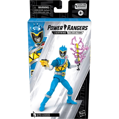 POWER RANGERS  Lightning Collection 6 Inch Action Figure Wave 13 - Dino Charge Ranger In Blue