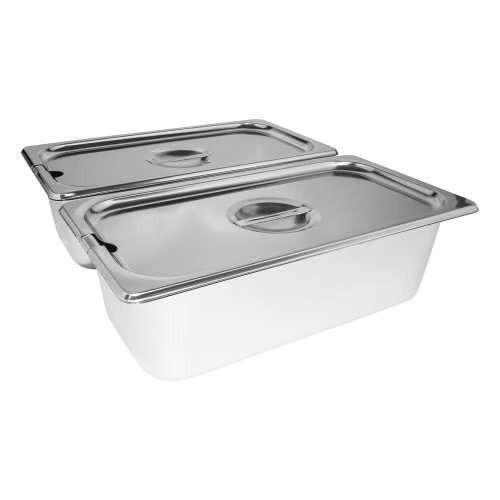 AP-330 Chocolate Melter | Electric Chocolate Warmer | Commercial Stainless Steel Fondue Pot | 4 Pots 22 lb | 110V