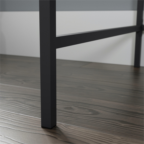 Sauder Nova Loft Engineered Wood Writing Desk in Grand Walnut