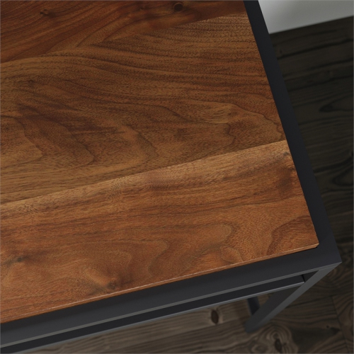 Sauder Nova Loft Engineered Wood Writing Desk in Grand Walnut