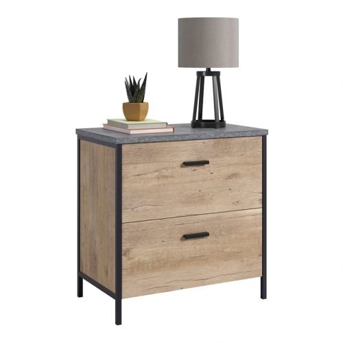 Sauder Market Commons Engineered Wood Lateral File in Prime Oak