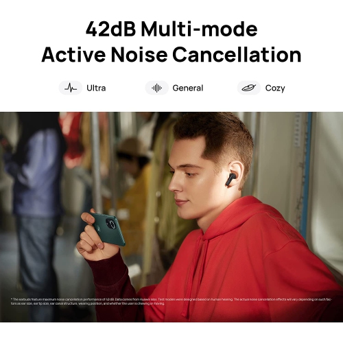 HUAWEI FreeBuds 5i Wireless Earphone - TWS Bluetooth Earbuds, Hi-Res sound, multi-mode noise cancellation, 28 hr battery life, Dual device