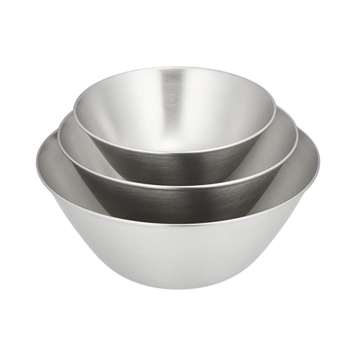 SORI YANAGI  Stainless Bowl 3PCs Set (13, 16, 19Cm)