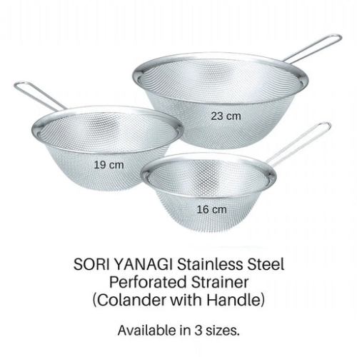 Sori Yanagi Punched Strainer with handle 23cm