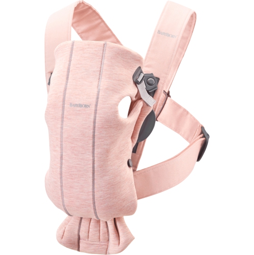 BabyBjorn Baby Carrier Mini - 3D Jersey, Light Pink