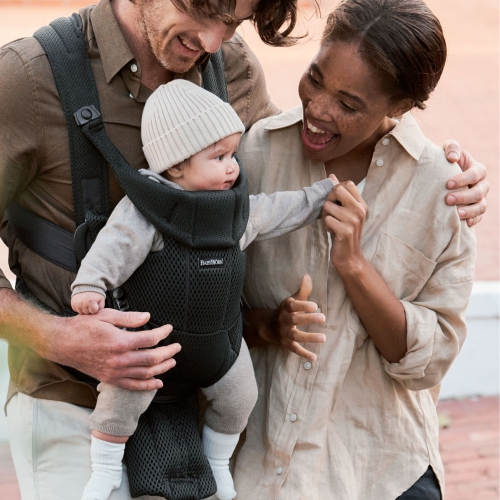 BabyBjorn Porte-b&eacute;b&eacute; Free - Noir 3D Maille