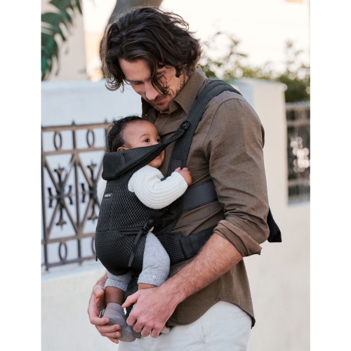 BabyBjorn Porte-b&eacute;b&eacute; Free - Noir 3D Maille