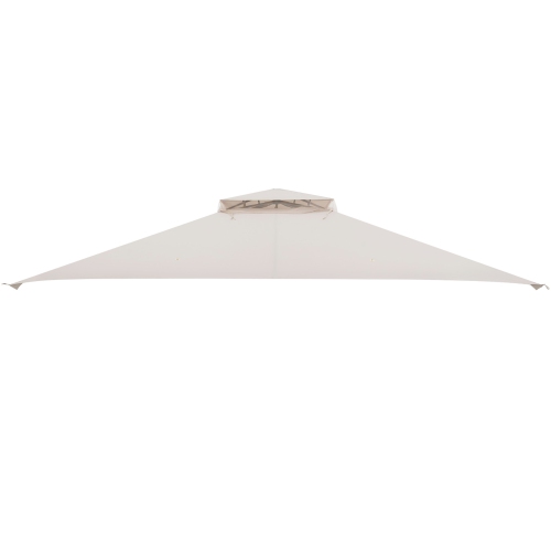 Costway 10' x 12' Patio Gazebo Replacement Top Cover 2-Tier Canopy CPAI-84 Outdoor