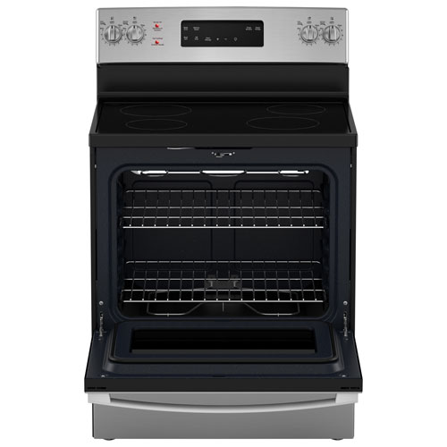 GE 30" 5.0 Cu. Ft. Self-Clean Freestanding Electric Range - Stainless Steel