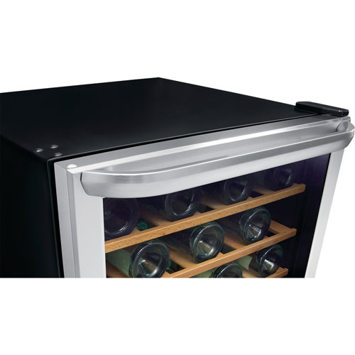 Frigidaire 45-Bottle Freestanding Dual Temperature Zone Wine Cooler - Stainless Steel