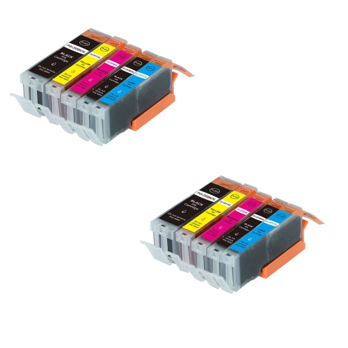 axGear Canon PGI-250XL CLI-251XL Compatible Ink Cartridge High Yield 2 Combo PGBK/BK/C/M/Y