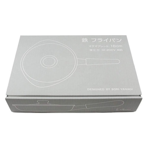 Sori Yanagi Carbon Steel Frying Pan Magma Plate 18cm with lid