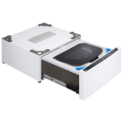 LG Sidekick 27" 1.0 Cu. Ft. Laundry Pedestal Washer - White