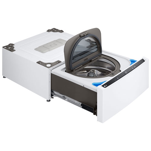 LG Sidekick 27" 1.0 Cu. Ft. Laundry Pedestal Washer - White