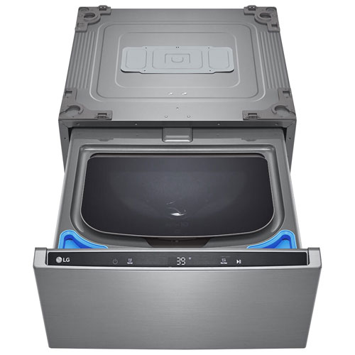 LG Sidekick 27" 1.0 Cu. Ft. Laundry Pedestal Washer - Graphite Steel
