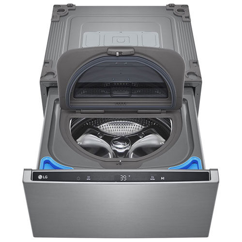 LG Sidekick 27" 1.0 Cu. Ft. Laundry Pedestal Washer - Graphite Steel