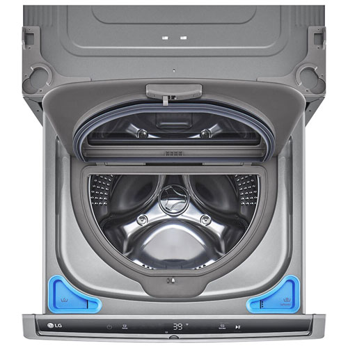 LG Sidekick 27" 1.0 Cu. Ft. Laundry Pedestal Washer - Graphite Steel