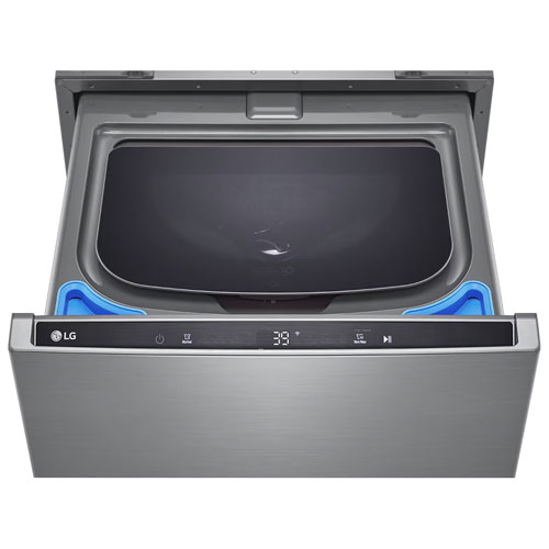 LG Sidekick 27" 1.0 Cu. Ft. Laundry Pedestal Washer - Graphite Steel