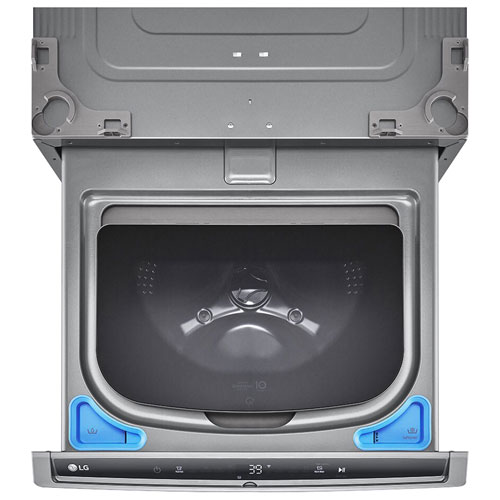 LG Sidekick 27" 1.0 Cu. Ft. Laundry Pedestal Washer - Graphite Steel