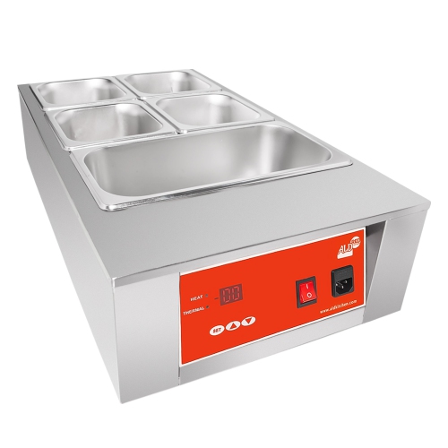 AR-D2002-5 Digital Electric Chocolate Melter | 12 kg Commercial Chocolate Heater | 5 Tanks | 110V