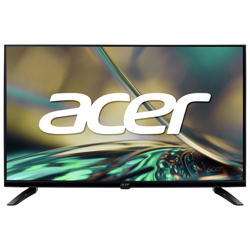 Boîte ouverte – moniteur intelligent DEL va HD 720p 60 Hz 31.5 po d’Acer/8 ms gris à gris – Noir