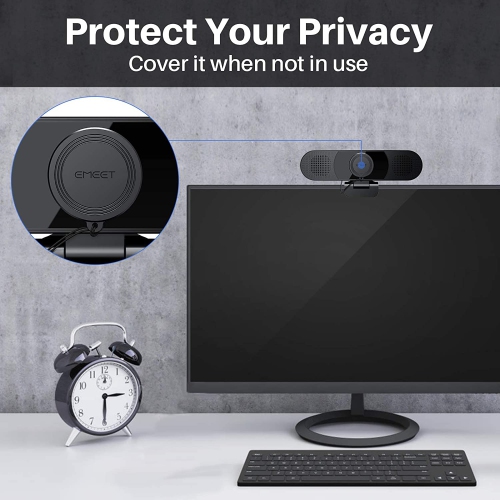 3 in 1 Conference Webcam 1080P Webcam with Microphone EMEET C980 Pro USB Camera