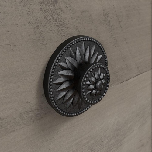 Coliseum Bookcase with Doors in Driftwood Gray - Engineered Wood