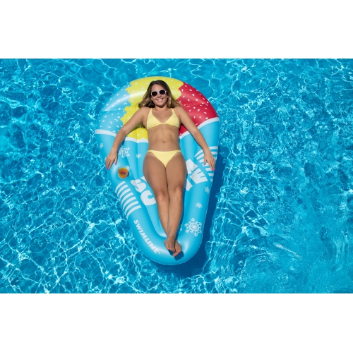 Inflatable Swim Snow Cone Pool Mattress - 11"
