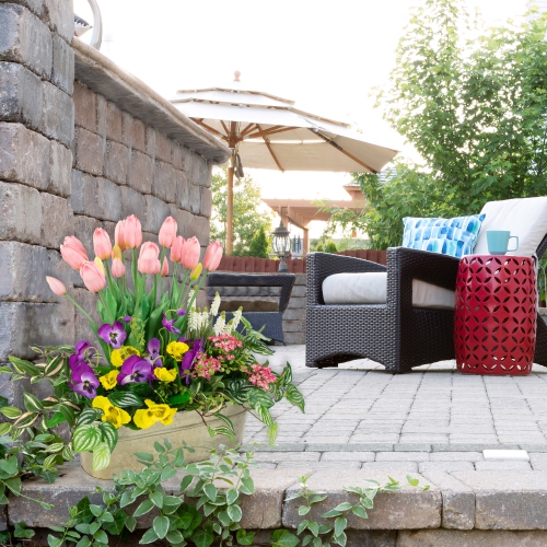 Real Touch™ Pink Artificial Tulip Floral Bundles, Set of 6 - 18"