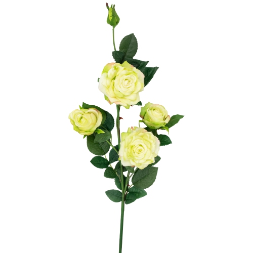 Real Touch™ Yellow and Green Artificial Rose Floral Sprays, Set of 6 - 35"
