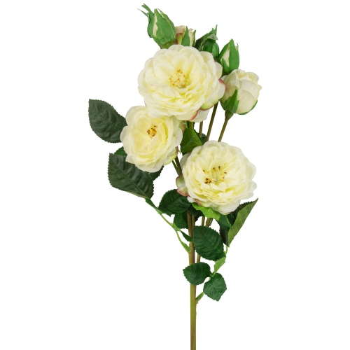 Real Touch™ White Artificial Camellia Rose Floral Sprays, Set of 6 - 23"