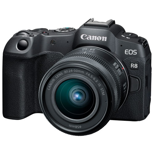 Canon EOS R8 Mirrorless Camera with 24-50mm IS STM Lens Kit