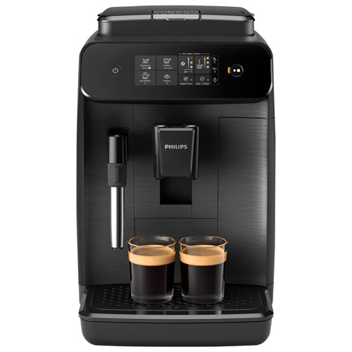 Machine à espresso automatique 800 de Philips avec moussoir à lait - Noir  mat - Exclusivité Best Buy