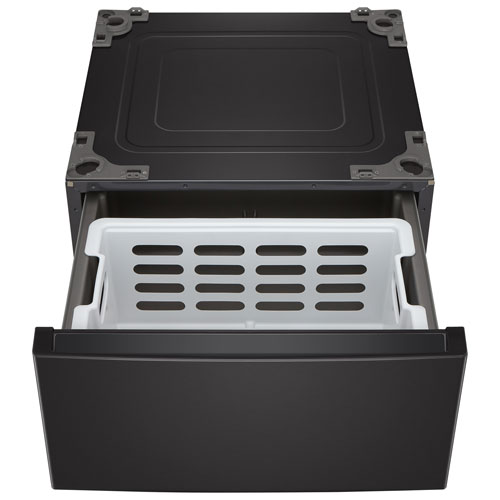 LG 27" Laundry Pedestal (WDP6B) - Black Steel