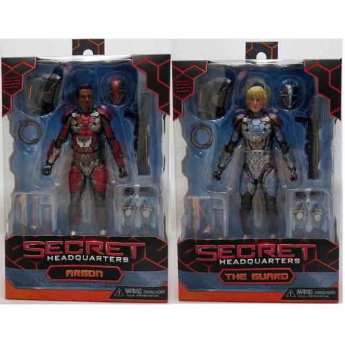 SECRET HEADQUARTERS  7 Inch Action Figure - Set Of 2 (Argon & The Guard)