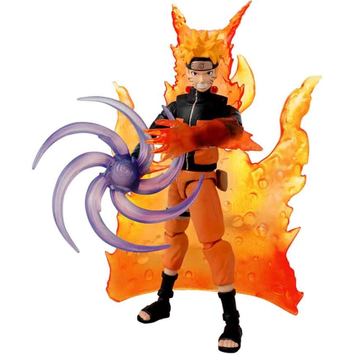 Naruto Shippuden 6 Inch Action Figure Anime Heroes - Naruto Uzumaki Tailed Beast Cloak