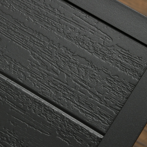 Outsunny 5 Piece PE Rattan Garden Furniture Set, 2 Armchairs,2 Stools, Steel Tabletop with Wicker Shelf, Padded Outdoor Seating, Khaki