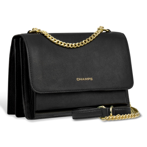 CHAMPS Gala Collection Leather Clutch Shoulder Bag