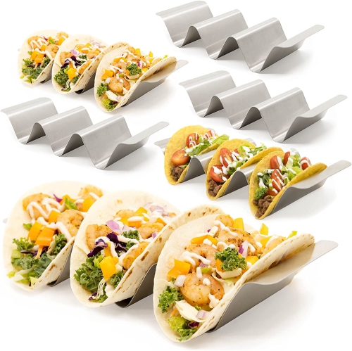 Oven Taco Holder Stackable Burrito Stand Stainless Steel Safe BPA Free Taco  Tray Dishwasher Safe Taco