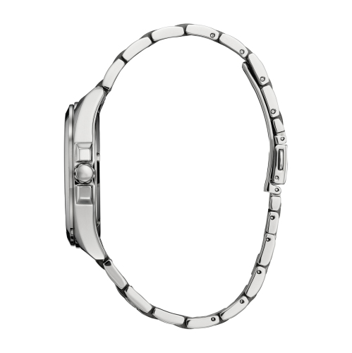 Montre pour hommes Peyton Eco-Drive 41&nbsp;mm de Citizen avec boîtier et bracelet en acier inoxydable argenté et cadran vert