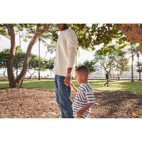 Montre pour hommes Peyton Eco-Drive 41&nbsp;mm de Citizen avec boîtier et bracelet en acier inoxydable argenté et cadran vert